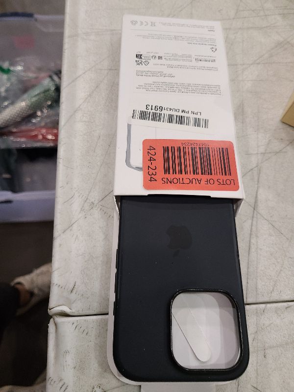 Photo 1 of Apple iPhone 16 Pro Silicone Case with MagSafe and Camera Control - Black ???????