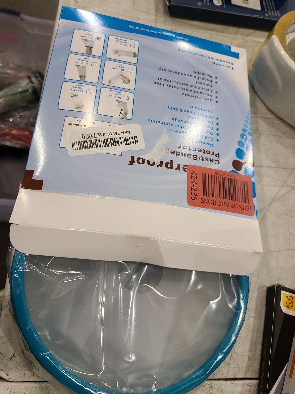 Photo 1 of 100% Waterproof Foot Cast Cover Wound Protector for Shower Bath, Watertight Cast Bag Covers for Broken Surgery Foot, Wound and Burns - Reusable [2025 New Upgrade]