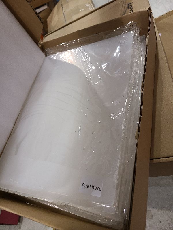 Photo 1 of Acrylic Sign Holder 8.5 x 11, 6 Pack T-Shape Double Sided Clear Display Acrylic Stands, Vertical Menu Flyer Holder Plastic Picture Sign Frame Stands for Restaurants, Office, Home, Store