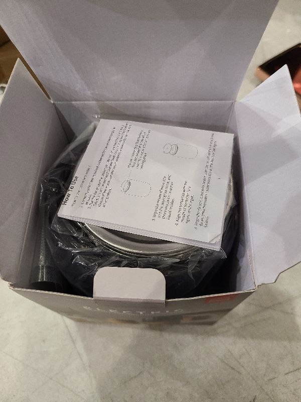 Photo 1 of 3 IN 1 Electric Vacuum Sealer Kit for Wide Mouth and Regular Mouth Mason Jars, Food Sealed Bags (Black)