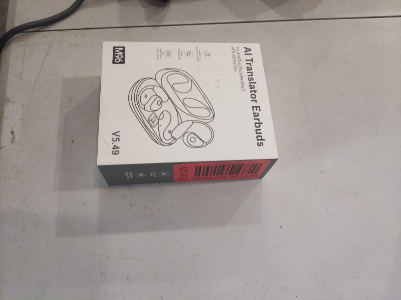Photo 1 of AI Language Translator Earbuds, OWS Real-Time 3-in-1 Translation Earbuds 144 Languages & Accents, Translation Device for Travel Business Learning?Black?