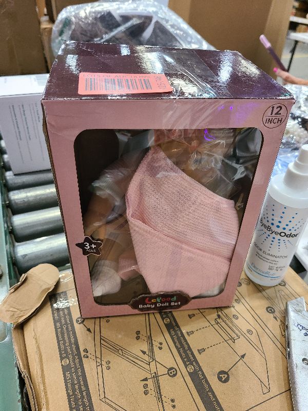 Photo 1 of 12'' Baby Doll for Toddlers 1-3, Baby Doll Set with Accessories includes Pink Clothes, Pacifier, Feeding Bottle, Blanket, First Doll Playset Toy in Gift Box for Girls Kids 1 2 3 4 5 6+ Years Old