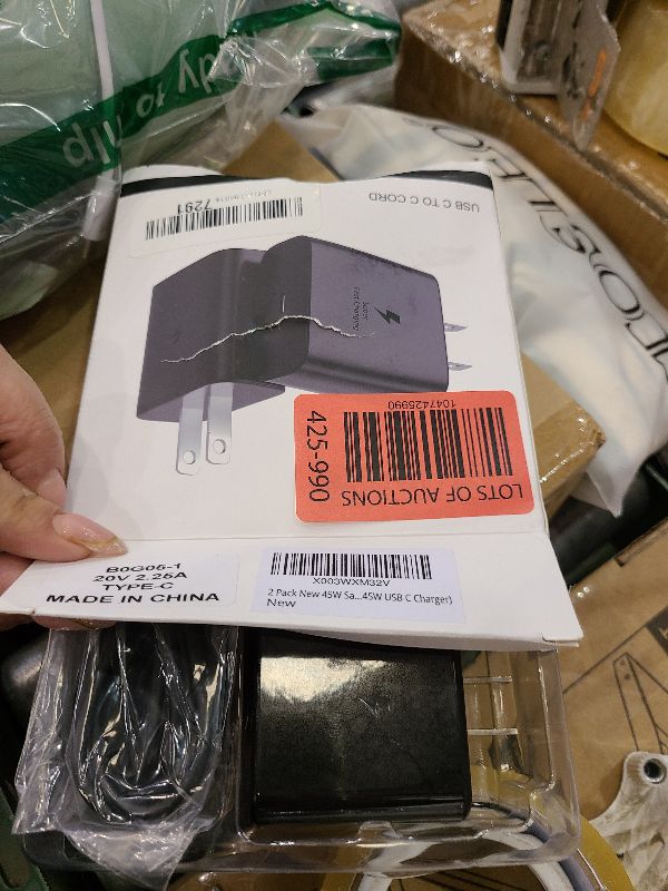 Photo 1 of 2 Pack 45W USB C Charger - Super Fast Type C Charging Fit Samsung Galaxy S25 S24 S23 Ultra,S25 S25+ S24 S24+ S23 S23+ S22 Ultra S22+ and More Series,PPS Wall Android Phone Charger & 6ft C Cable Cord