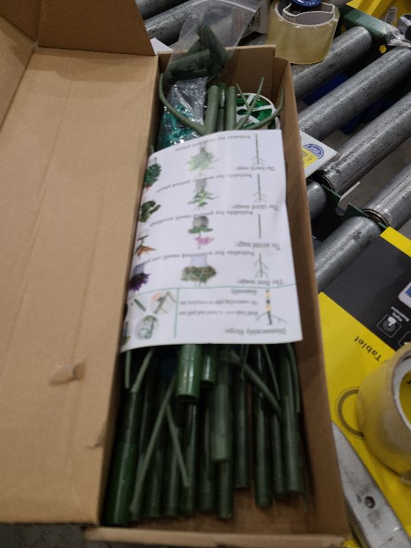 Photo 1 of 6 Pack Monstera Plant Support Stakes,43 Inch Plant Stakes for Indoor Plants with Orchid Clips Twist Ties and Plant Strap,Twig Plant Sticks for Indoor Potted Plants Flowers and Outdoor Climbing Plant
