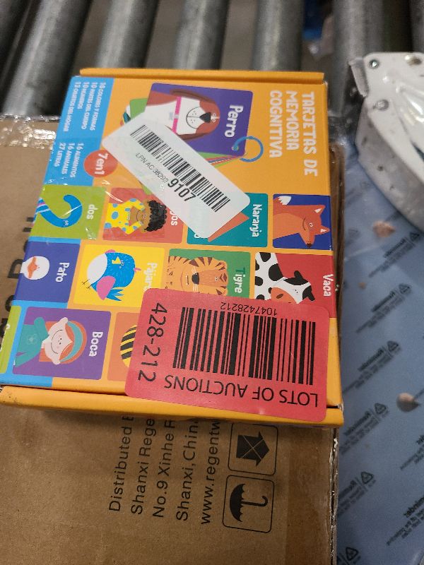 Photo 1 of 51 PCS Spanish Baby Cognitive Flashcards, Double Sided Printed 7 in 1 Colorful Cards Alphabet, Numbers, Foods, Animals, Shapes, Colors with 2 Reclosable Rings, Learning Tool for Toddlers