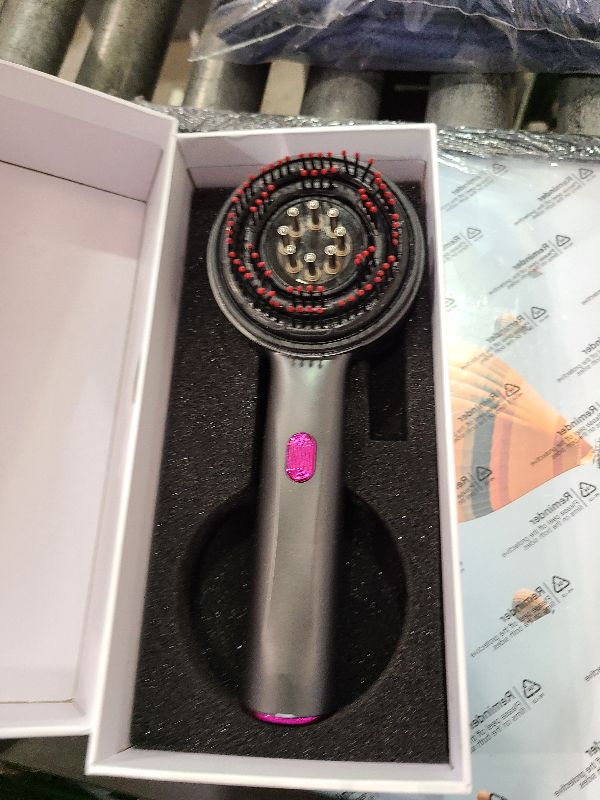 Photo 1 of 2-in-1 Electric Hair Oil Applicator & Electric Scalp Massager Brush, IPX7 Waterproof Hair Brushes with Adjustable Speed