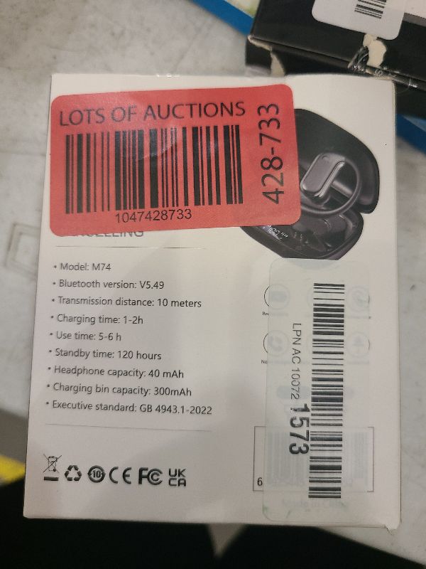 Photo 1 of AI Translation Earphones,with 144 Language Real-Time Translation Earbuds,Translator Earbuds,Open Ear translating Headphones,Wireless Bluetooth Language Translator Earbuds for iPhone & Android,Black