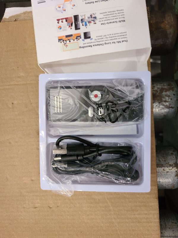 Photo 1 of 128GB Digital Voice Recorder With Playback - 3072 Kbps HD Voice-Activated Recording and Noise-Canceling, Audio Device for Lectures Meetings, A-B Repeat, MP3 Player