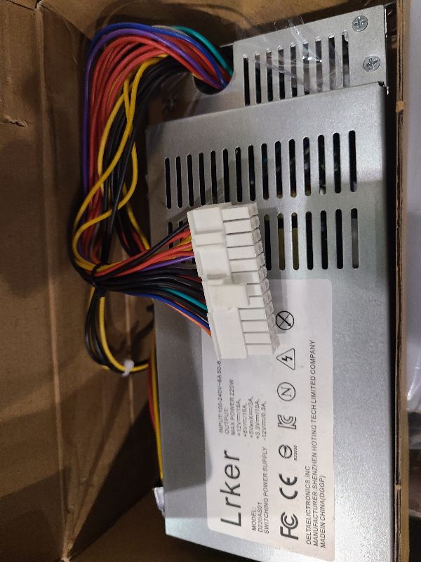 Photo 1 of 220W Power Supply Compatible with Dell Inspiron 3647 660s Replacement for Acer X1420 X3400 eMachines Gateway Series Delta DPS-220UB A Liteon H220AS-00 D220ES-01 L220AS-00 PS-5221-03DF R82H5 R82HS