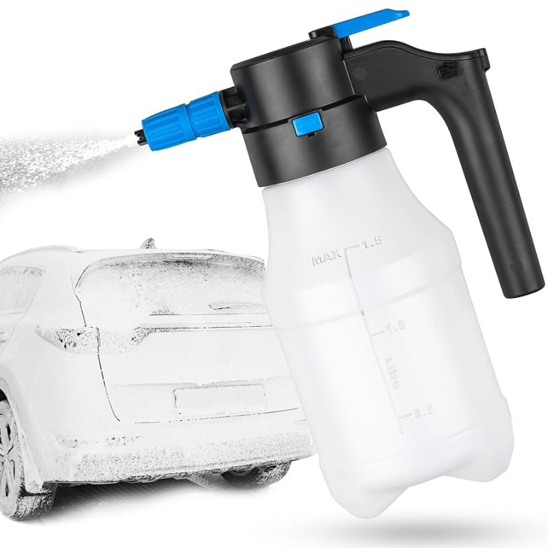 Photo 1 of 
Visit the Store, Luney
Luney
Visit the Store
3.5
3.5 out of 5 stars
(58)
Luney 1.5L Electric Car Foam Sprayer, Foam Sprayer for Car Wash with USB Rechargeable, Handheld Automatic Pressurized for Automobile Washing, Garden, Home
