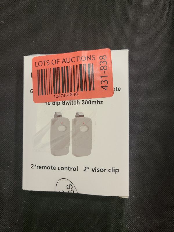 Photo 1 of 2 Replacement for Multicode Linear 3089 Garage Gate Door Opener Remote Transmitter,308911,MCS308911,10 dip Switch 300mhz,Grey