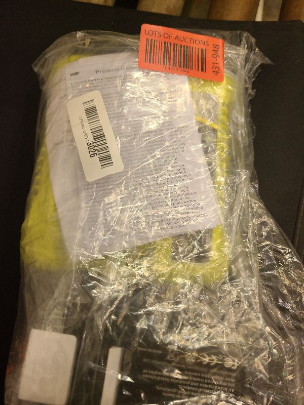 Photo 1 of 6.0Ah Replacement for Ryobi 40V Battery and Charger Combo Compatible with Ryobi 40V Lithium Battery OP4040 OP4026 OP40601 OP4050A OP4030 OP4050 OP40201 OP40401