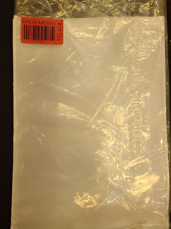 Photo 1 of 8.5" x 11" Peel & Stick Letter Size Pocket, Crystal Clear 8.5 x 11 Adhesive Wall Pockets- 7 Pack
