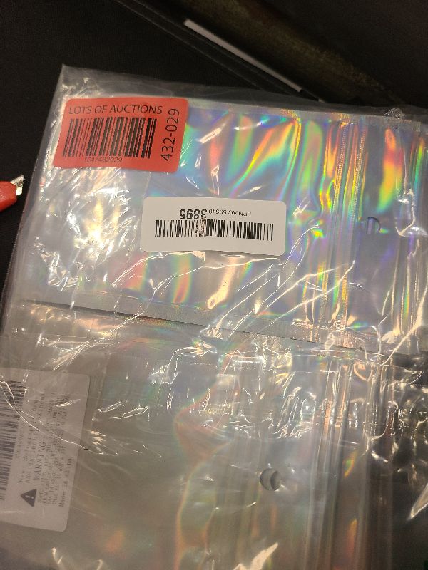 Photo 1 of 100Pcs Holographic Resealable Bags, 4x6 inch Packaging Foil Pouch ?Motomy Mylar Food Storage Bag Great for Small Business and Party Favor……