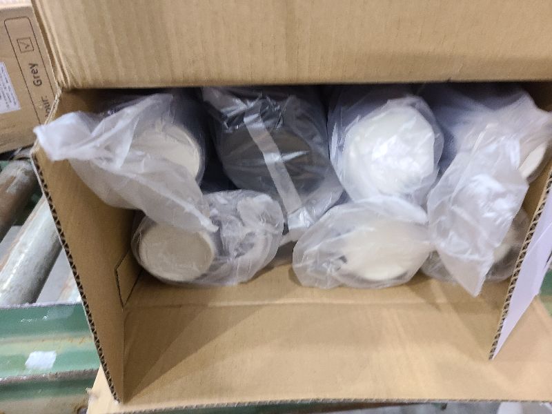 Photo 1 of [150 SET]Harvest Pack 8 oz Disposable Coffee Cups, Insulated Ripple Double-Walled Paper Cup with Lid, Black and White Geometric, Tea Hot Chocolate Drinks To go coffee cups