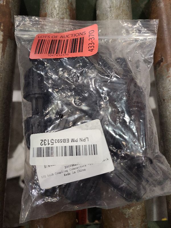 Photo 1 of 1/2 inch Irrigation Fittings Coupling Connectors For (1/2" ID x0.6-0.63" OD) 16mm Drip Tubing Barbed Connectors-10 Pcs/pack