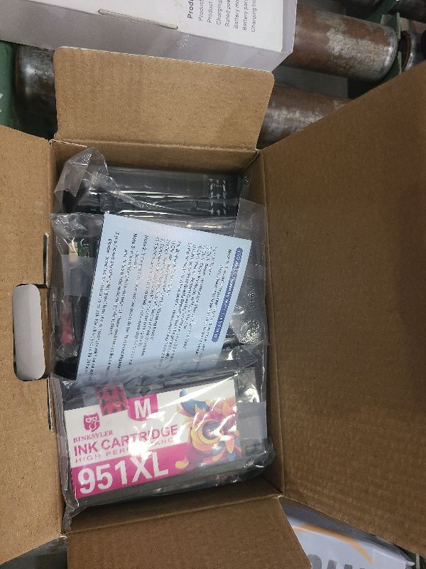 Photo 1 of 3-Sets 950XL and 951XL Ink Cartridges Combo Pack Compatible for HP 950XL 951XL 950 951 Ink Cartridges Work for HP Officejet Pro 8600 8610 8620 8625 8100 Printer (3BK/3C/3M/3Y)