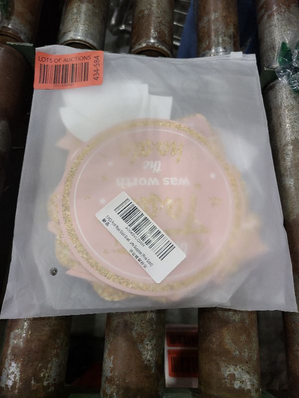 Photo 1 of 8 PCS Pink Rose Gold Graduation Party Decorations Class of 2025 Rose Gold Congrats Grad Honeycomb Centerpieces Congratulate Table Toppers for Party Supplies (Pink Gold)