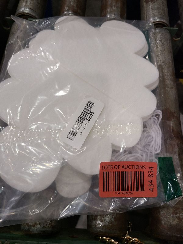 Photo 1 of 16 Pieces Hanging Felt 3D Cloud Ornaments, Artificial Ceiling Cloud Props in 4 Sizes - Fake Cloud Decorations for Birthday Party Favors, Baby Nursery, Kids Bedroom, Sky-Themed Events, and Classroom