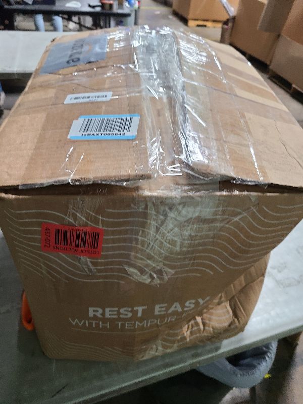 Photo 1 of Tempur-Pedic TEMPUR-Adapt + Cooling 3-Inch King Mattress Topper Medium Luxury Premium Foam, Washable Cover, Medium Cooling Topper,white
