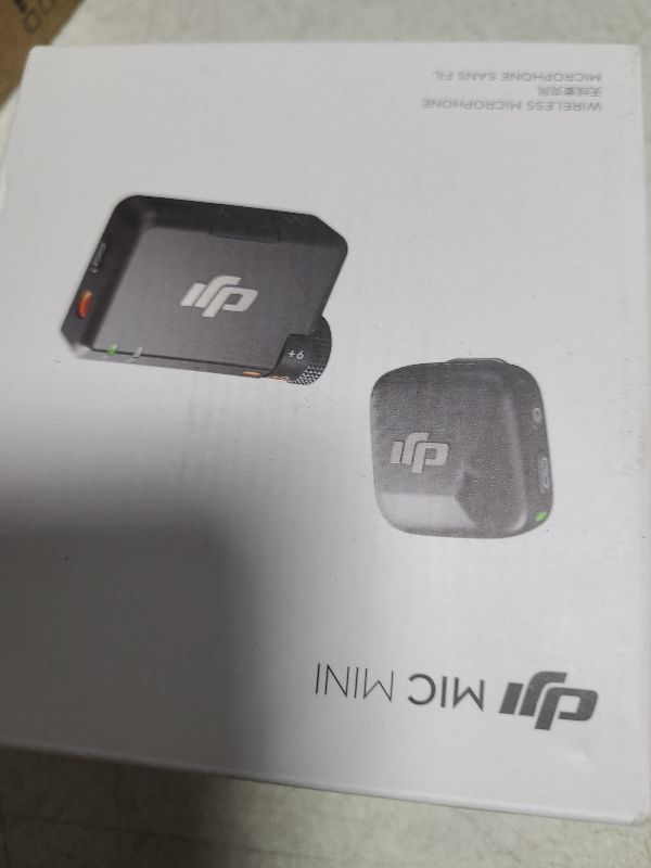 Photo 1 of DJI Mic Mini (1 TX + 1 RX), Wireless Lavalier Microphone for iPhone/Camera/Android, Ultralight, Detail-Rich Audio, Noise Cancelling, Automatic Limiting, Vlog, Streaming, 400m Transmission