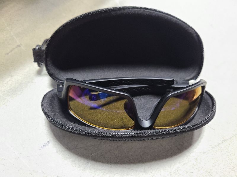 Photo 1 of SomniLight Polarized FL-41 Light Sensitivity Glasses for Florescent Light Sensitivity, Photophobia, and Migraines (fit-over style, Outdoor)