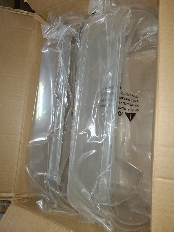 Photo 1 of 2 PACK Upgraded 240356402 Refrigerator Door Bin Replacement for Frigi.daire Refrigerator Door Shelf Parts LFSS2612TF0 LFSS2612TE0 FFSS2615TE0 FFSS2615TS0 AP2549958 Door Shelf Shelves By AMI PARTS
