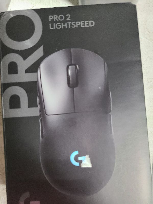 Photo 1 of Logitech G PRO 2 Lightspeed Wireless Gaming Mouse, Right- or Left-Handed Mouse with up to 4 Customizable and Switchable Magnetic Side Buttons, 44K DPI Sensor, USB-C Charging, for PC/Mac - Black