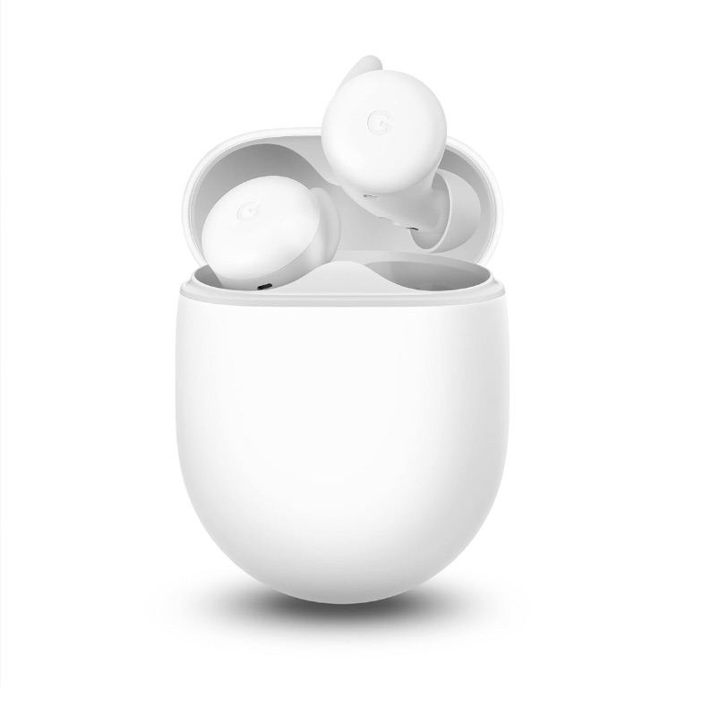 Photo 1 of Google Pixel Buds A-Series True Wireless In-Ear Headphones - White (Renewed)
