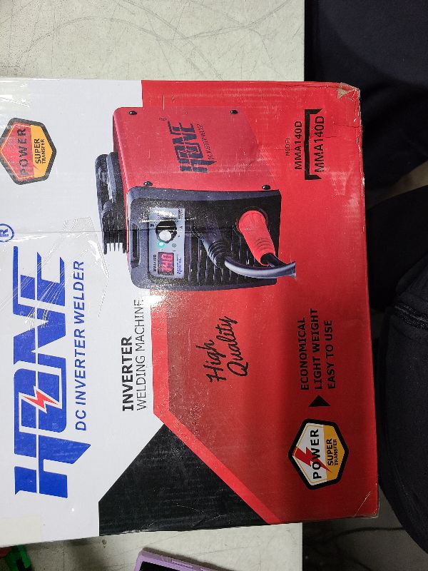 Photo 1 of HONE Stick Welder, 110V/220V Actual 140Amp ARC Welder Machine, IGBT Inverter Digital Display LCD Welding Machines with Hot Start Arc Force Anti-Stick, High Efficiency for 1/16"-1/8" Welding Rod.