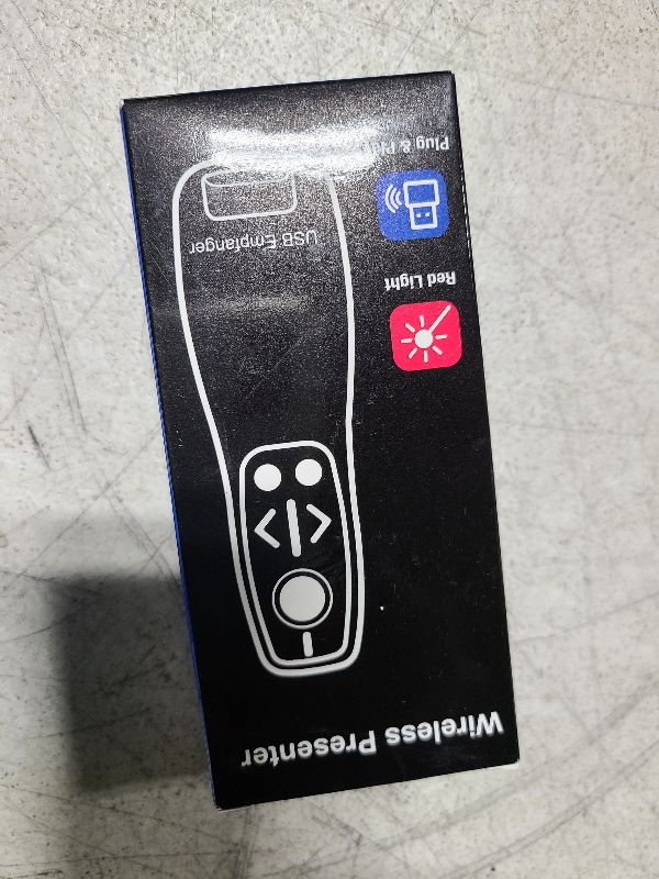 Photo 1 of 2-in-1 USB Type C Presentation Clicker Wireless Presenter Remote for PowerPoint, Powerpoint Clicker with Volume Control PowerPoint Slide Advancer for Mac, Computer, Laptop-E600