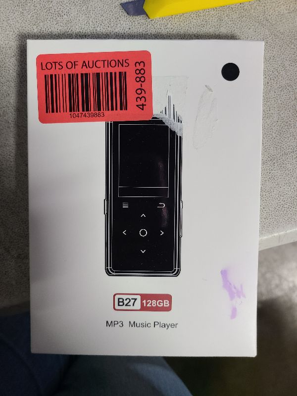 Photo 1 of 128GB MP3 Player with Bluetooth 5.2, AiMoonsa Music Player with Built-in HD Speaker, FM Radio, Voice Recorder, HiFi Sound, E-Book Function, Earphones Included (Black 128G)
