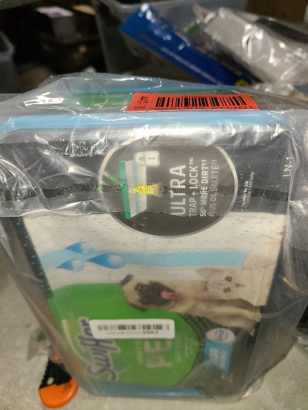 Photo 1 of Swiffer Sweeper Pet Heavy Duty Multi-Surface Wet Cloth Refills for Floor Mopping and Cleaning, Fresh scent, 20 count