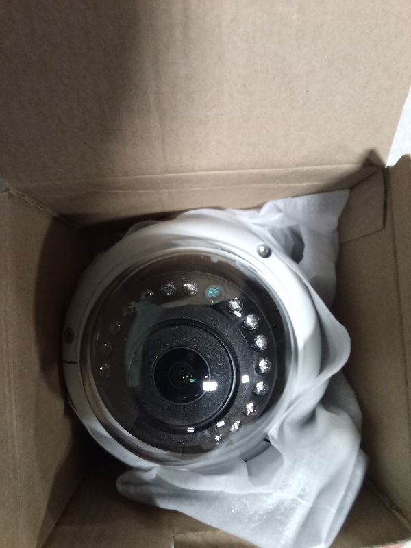 Photo 1 of 5MP 4MP 180 Degree Wide Angle Dome Security Camera HD-TVI/CVI/AHD/960H Analog 4 in 1 Super Hybrid HD CCTV Surveillance 1.7mm Fisheye Lens Outdoor/Indoor IR Day&Night Vision Home Cam