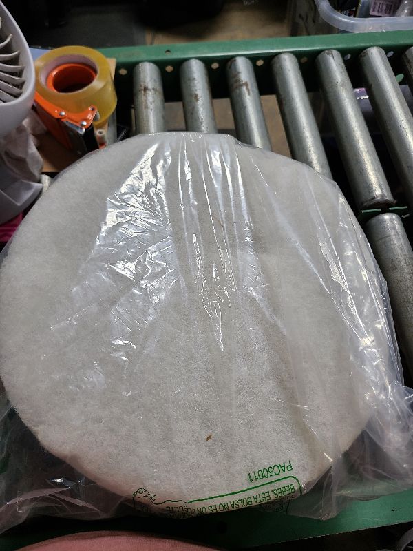Photo 1 of 3M White Super Polish Pad 4100, 13 in, 5/Case