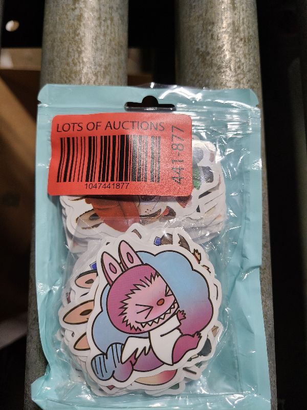 Photo 1 of 100 Pcs Cartoon Stickers for Labubu, Cool Sticker for Waterproof Vinyl Decal for Teen Adult Girl Water Bottler Laptop Skateboard Phone Guitar Travel Case Bike