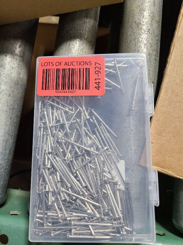 Photo 1 of 240pcs Hardware Nails, 1-1/2 Inches Nickel Plated Hanging Nails, Wall Nails for Hanging Picture, Wood Nails, Long Nails, Wire Nails (1-1/2 in)