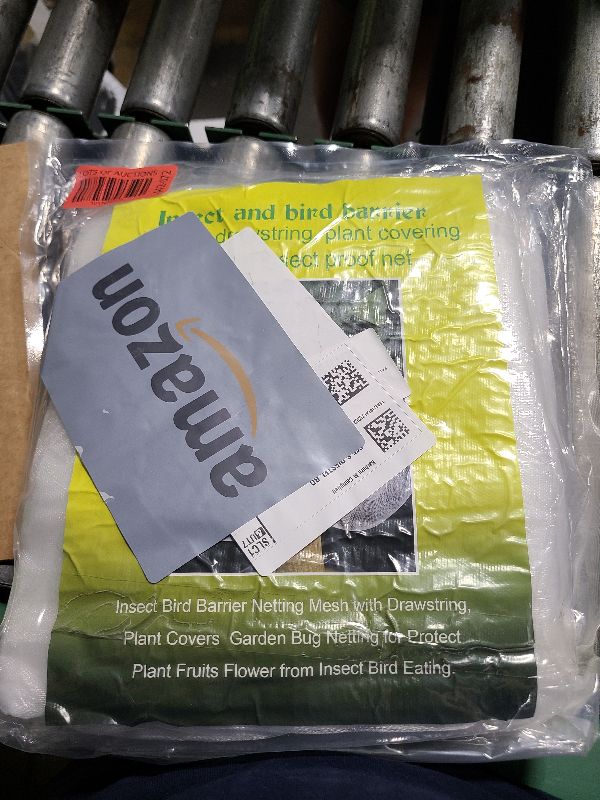 Photo 1 of 10 X 10 Ft Large Fruits Tree Netting Cover with Zipper and Drawstring, Insect Bird Barrier Netting for Garden Protection, Garden Plant Mesh Netting Cover for Cherry Apple Peach Tree Blueberry Bushes