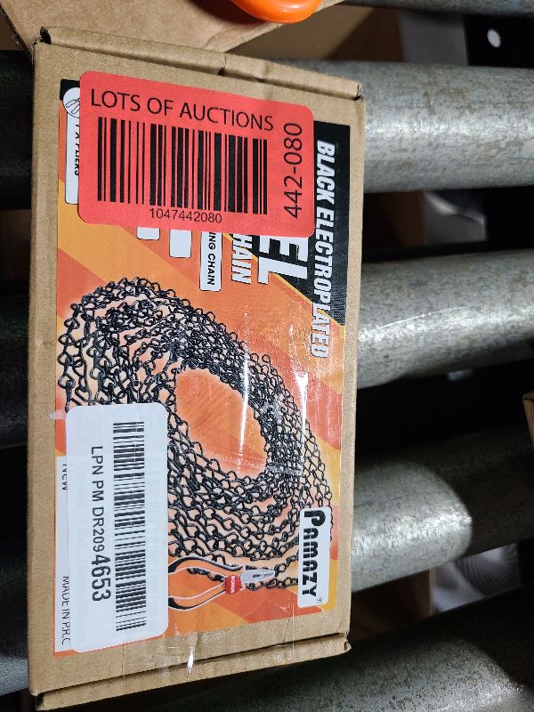 Photo 1 of [Upgraded] 79” Black Electroplated Steel Hanging Chain with S-Hooks, Snap Hooks, Ceiling Hooks & Pliers, 33LBS Load Capacity, Adjustable Length for Hanging Bird Feeders, Planters, Lanterns, Billboards