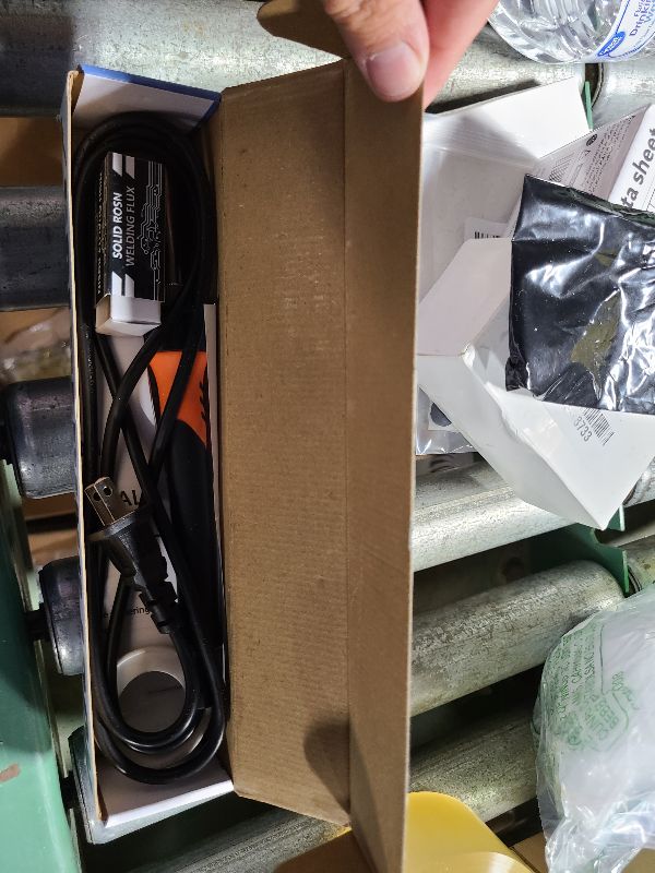 Photo 1 of 60W Adjustable Temperature Soldering Iron Kit - 9-in-1 With 5 Tips, Solder Wire Stand for Soldering and Repair