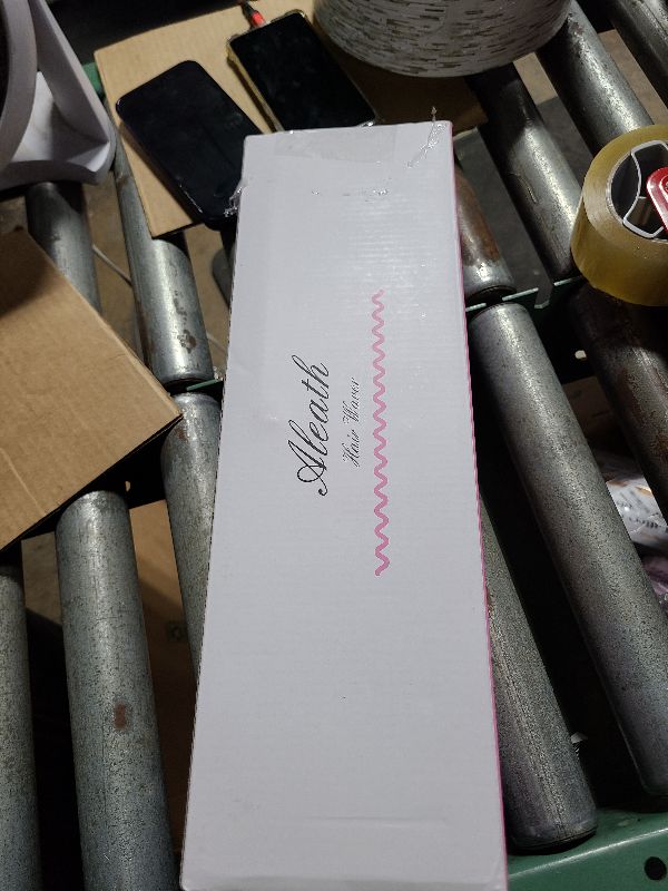 Photo 1 of 1.25 inch Three Barrel Curling Iron: Aleath Large 3 Barrel Hair Crimper with LCD Display - Dual Voltage Hair Waver Jumbo
