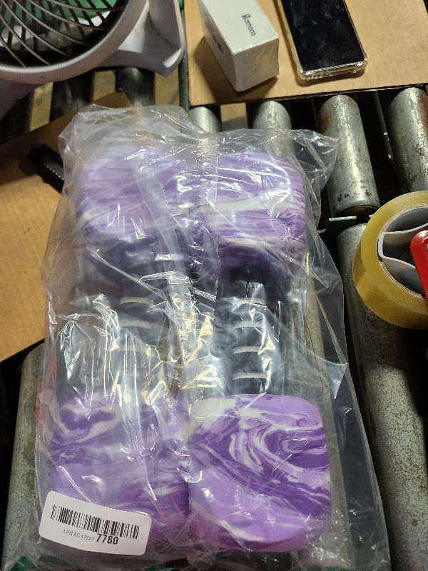 Photo 1 of 2pcs Water Weights for Pool Exercise, EVA-Foam Water Aerobics Equipment, Pool Dumbbells for Women,Kids,Seniors, Water Workouts, Weight Loss(Purple)
