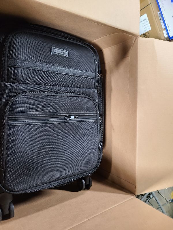 Photo 1 of  Visit the Store
4.6
4.6 out of 5 stars
(197)
KROSER Softside Expandable Carry On Luggage with Spinner Wheels & Built-in TSA Lock, Durable Suitcase Rolling Luggage with USB Port, Carry-On 20-Inch, Black 