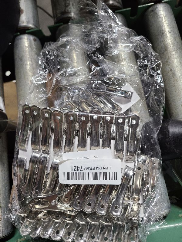 Photo 1 of 70 Pcs 2 Inch Greenhouse Clamps Stainless Steel Garden Clips Anti-Wind Greenhouse Clamp with Strong Grip to Greenhouse Frame Garden Hoops Plant Cover Heavy Duty Metal Beach Towel Clips