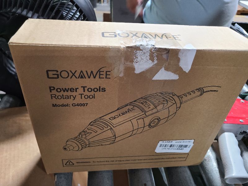 Photo 1 of GOXAWEE Rotary Tool Kit with MultiPro Keyless Chuck and Flex Shaft -140pcs Accessories Variable Speed Electric Drill Set for Handmade Crafting Projects and DIY Creations