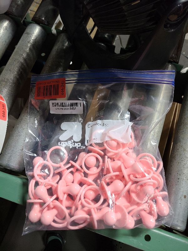 Photo 1 of 36 Plastic Pacifiers for Baby Shower Game, 2.75’’ Baby Shower Pacifiers, Pink Pacifiers Baby Shower Decoration DIY, Gender Reveal Party Table Scatter/Baby Shower Party Favors (Pink)