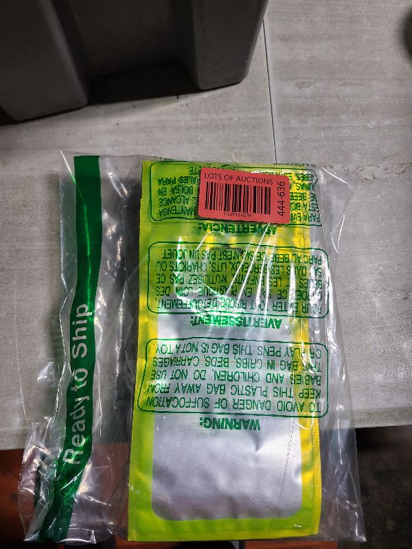 Photo 1 of 100 Pcs Resealable Mylar Bags with Clear Window Packaging Bags Foil Pouch Zipper Bag for Food Self Sealing Storage Supplies (4.72x7.87 inches, Green)