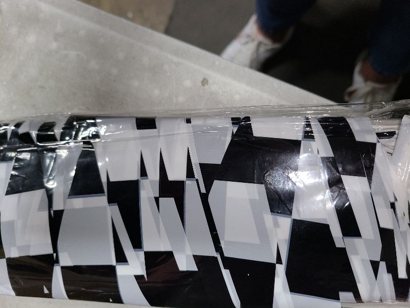 Photo 1 of 48Pcs Race Cars Checkered Flag, Black And White Checkered Flag Banner Race Car Birthday Party Supplies,98ft Racing Flags Checkered Pennant Banner Triangle String Flags For Party, Birthday Decoration