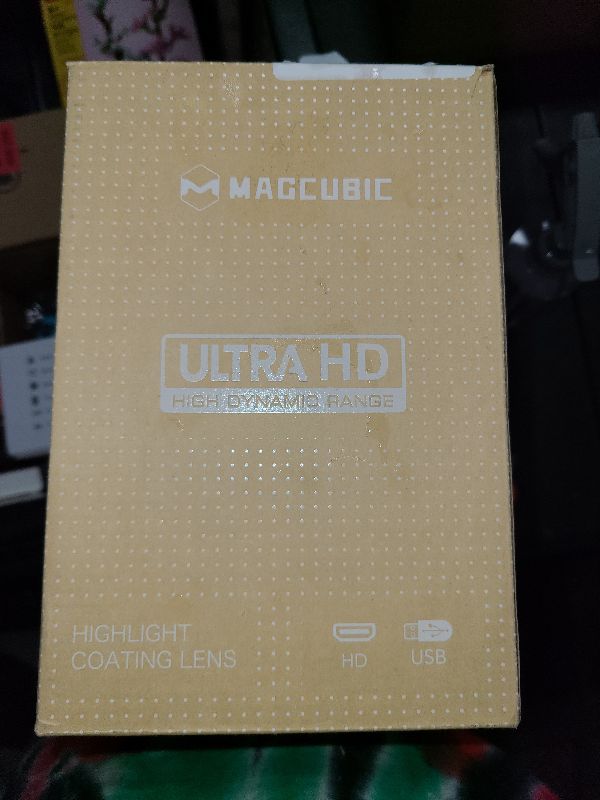 Photo 1 of Magcubic HY300PRO Mini Projector with WiFi and Bluetooth, 4K Support Smart Portable Projector Auto Keystone , Air Mouse Remote, Voice Control, 180 Degree Rotation, Home Video Proyector Android 11