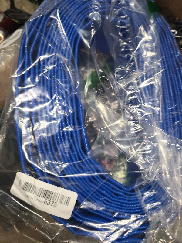 Photo 1 of 2 IN x 30FT Pool Backwash Hose Heavy Duty Drain Discharge Double PVC Layflat Hose with 2 Clamps, Weatherproof Burst Resistant for Water Transfer, Sump Pump, Pool Filter, Pool Drain (9.2M,Blue)
